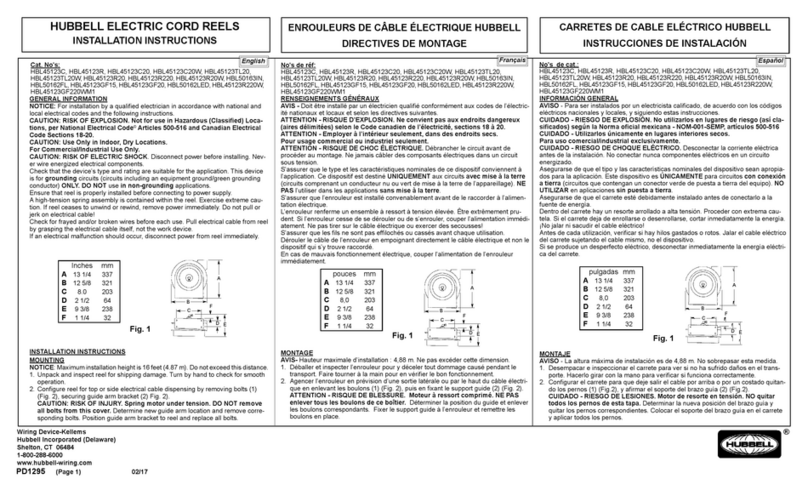 Hubbell HBL45123C installation instructions