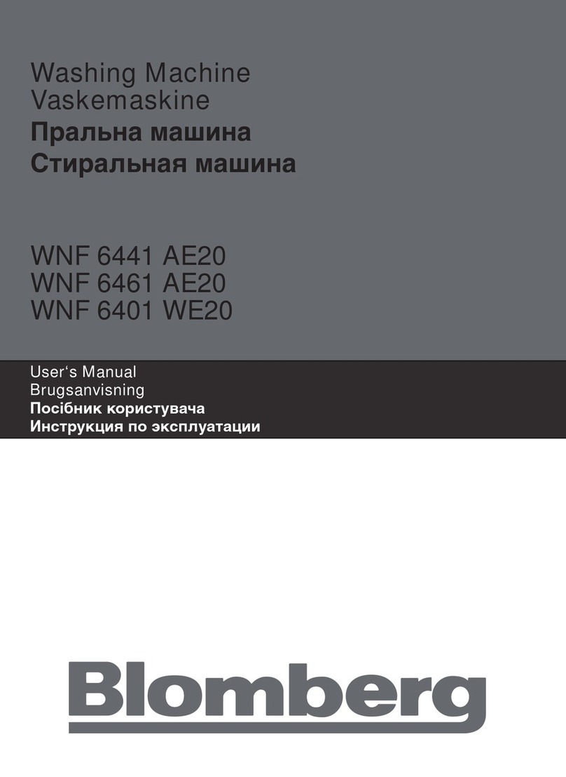 Blomberg WNF 6441 AE20 User manual Blomberg WNF 6441 AE20 User manual