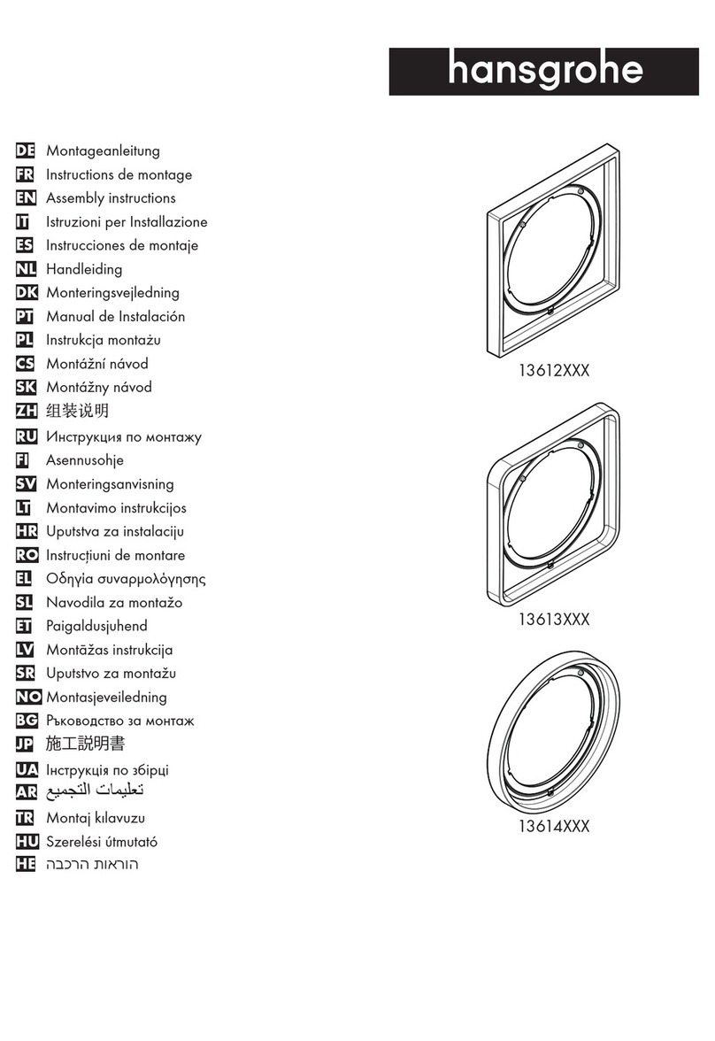 Hans Grohe 13612 Series User manual