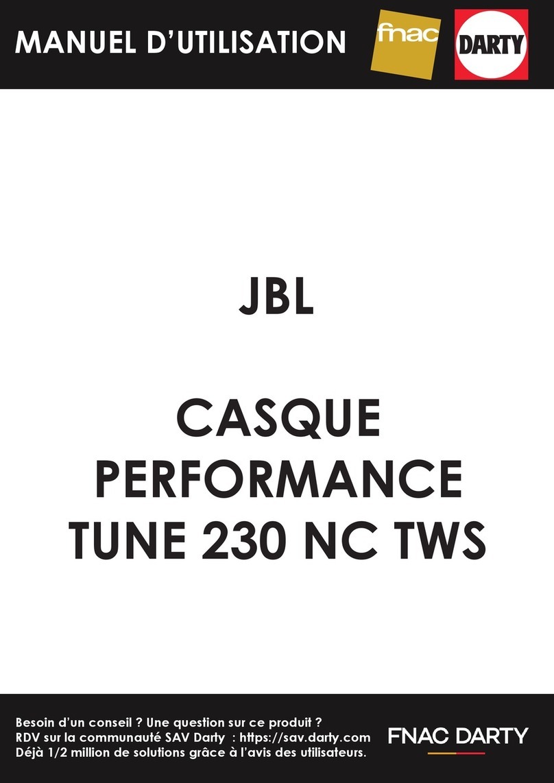 Harman JBL TUNE 230 NC TWS quick start guide