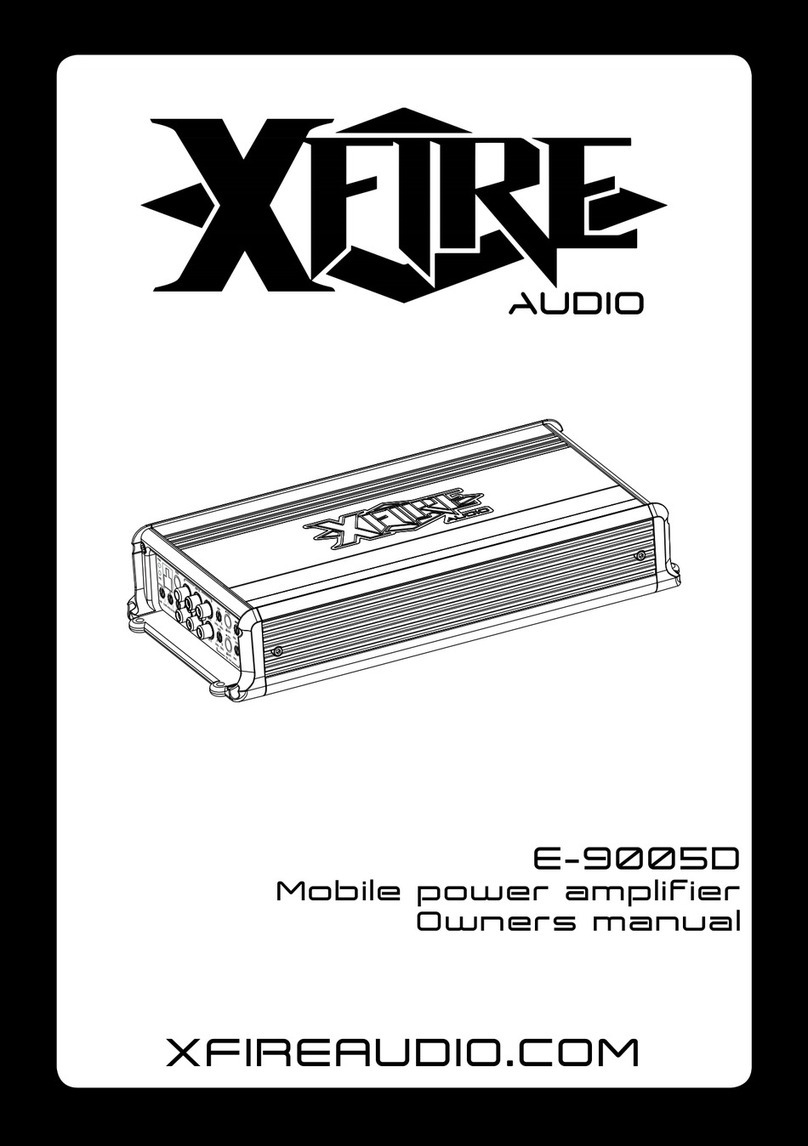 XFIRE AUDIO E-9005D User manual XFIRE AUDIO E-9005D User manual