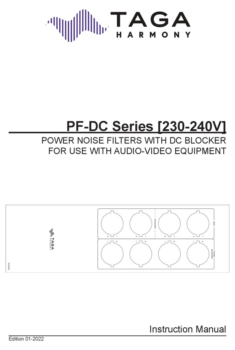 Taga Harmony PF-DC Series instruction manual