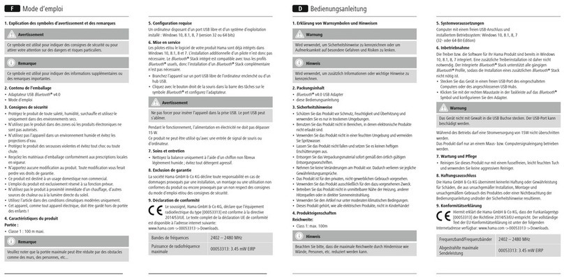 Hama 00053313 User manual