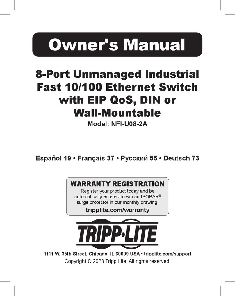 Tripp Lite NFI-U08-2A User manual
