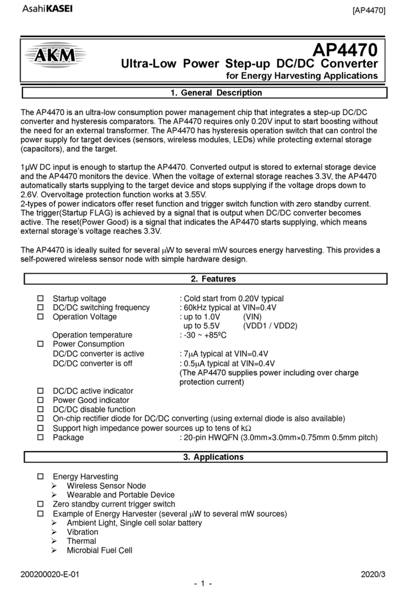 Asahi KASEI AP4470 manual
