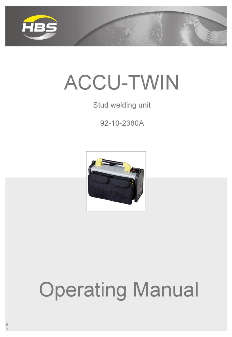 HBS ACCU-TWIN 92-10-2380A operating manual