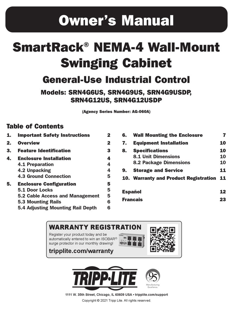 Tripp Lite SmartRack SRN4G6US User manual