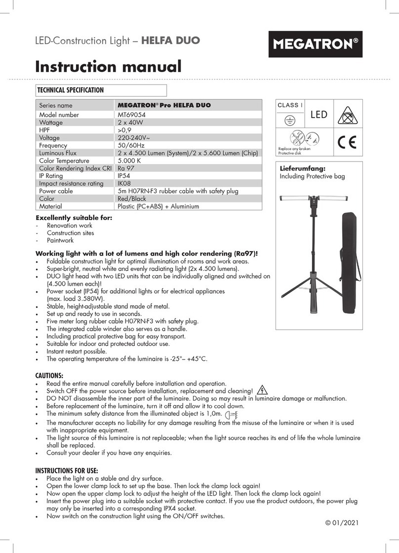 Megatron Pro HELFA DUO instruction manual