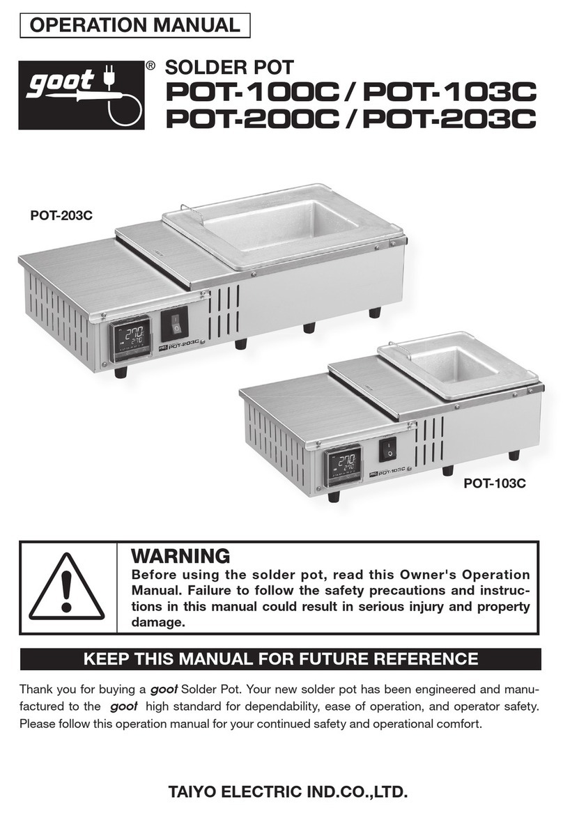 Goot POT-100C Operation manual
