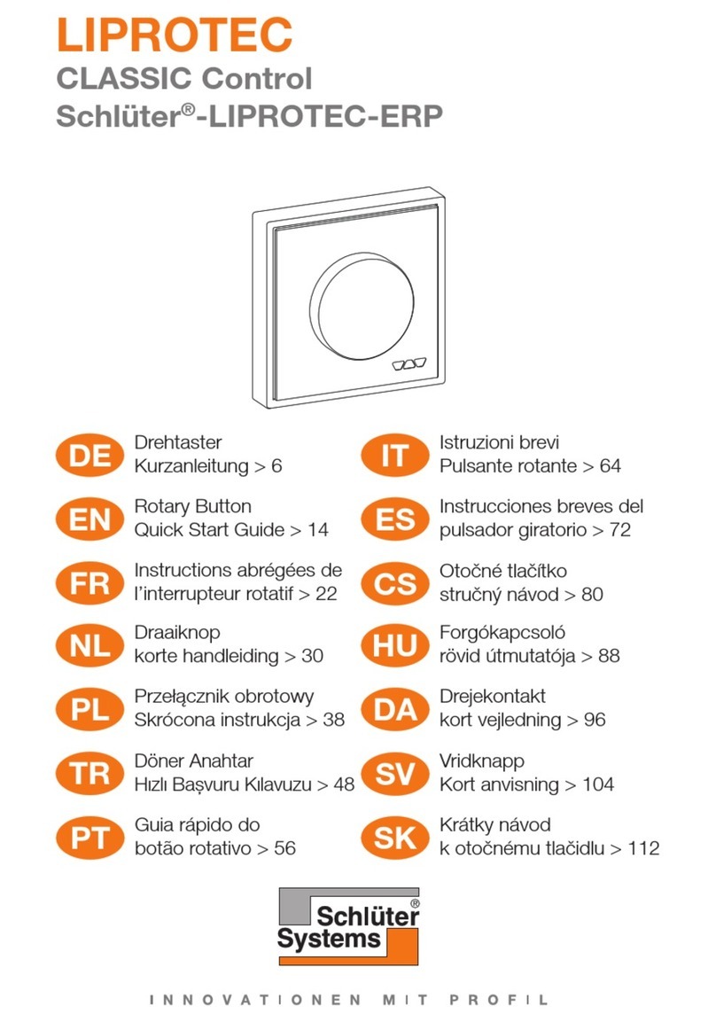 Schluter Systems LIPROTEC-ERP quick start guide