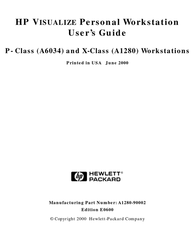 HP VISUALIZE A6034 User manual