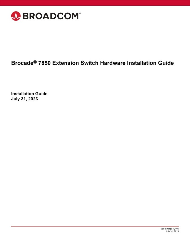 Broadcom Brocade 7850 Hardware installation guide