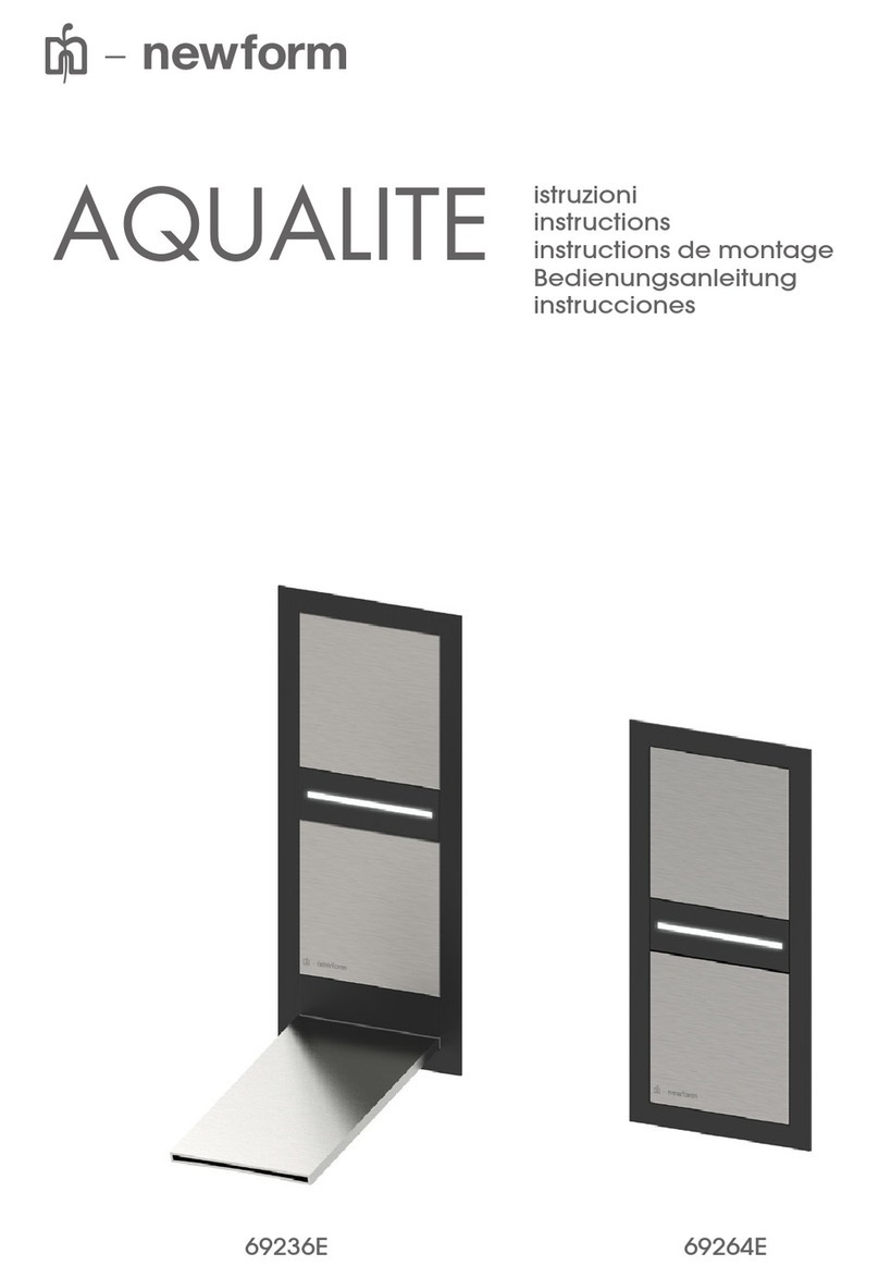 newform AQUALITE 69236E User manual