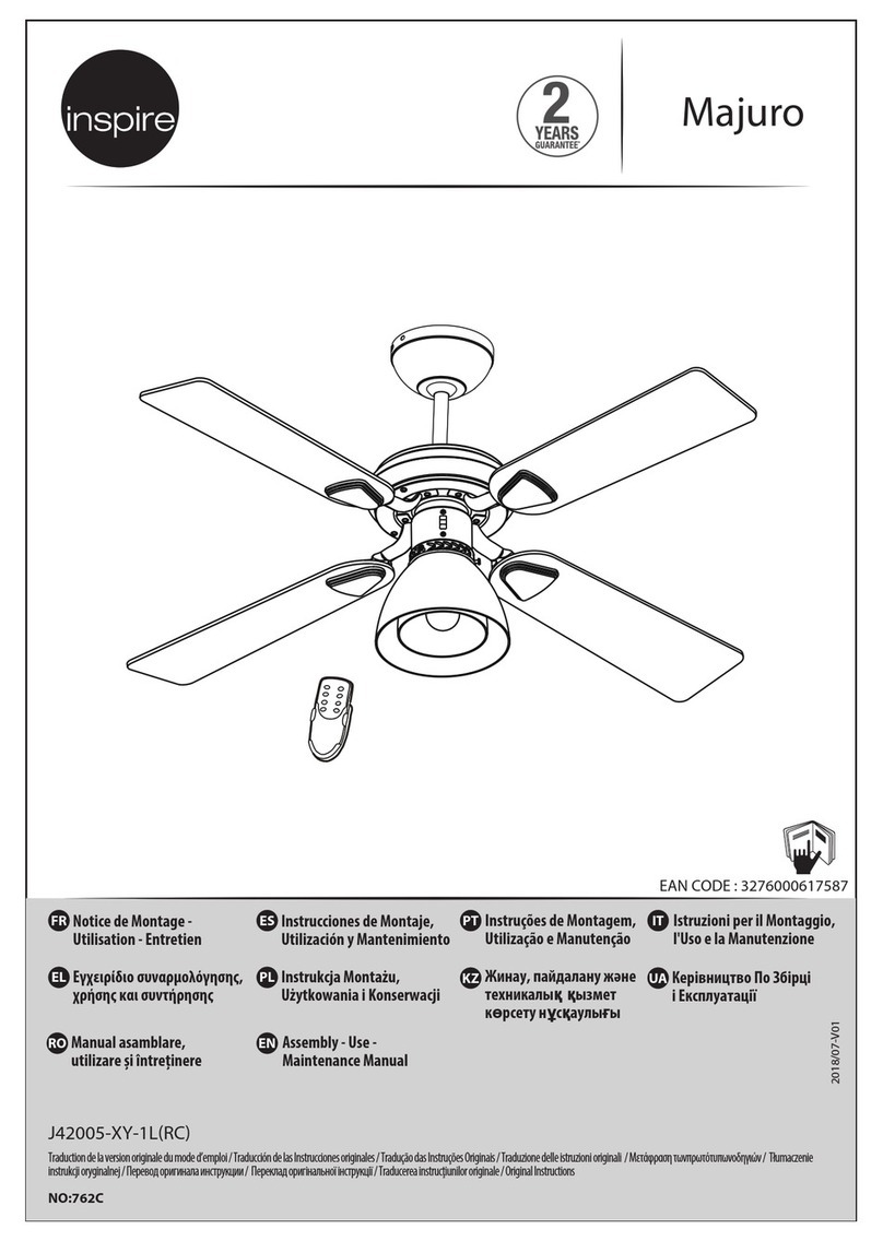 Inspire Majuro J42005-XY-1LRC Assembly manual