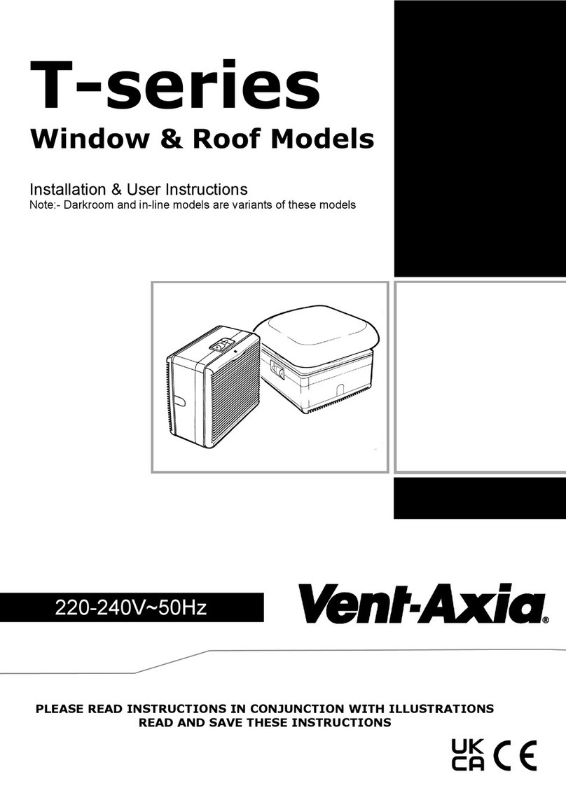 Vent-Axia TX7WW Assembly Instructions
