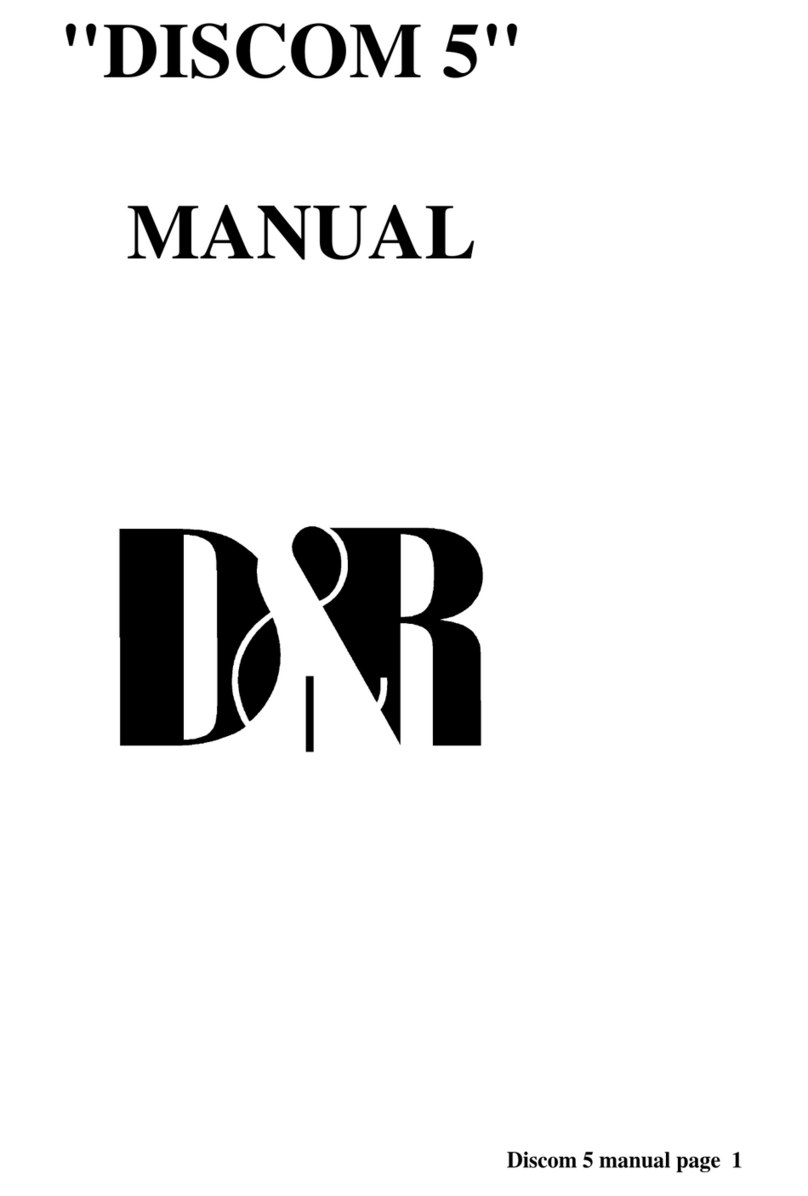D&R Discom 5 User manual