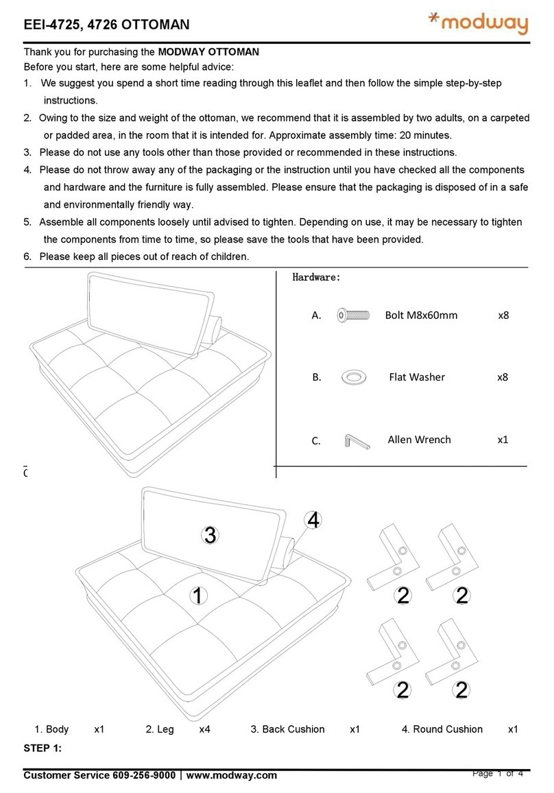 modway EEI-4725 User manual modway EEI-4725 User manual