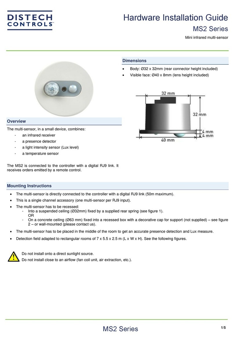 Distech Controls MS2 Series Manual