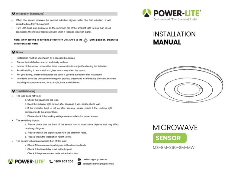 PowerLite MS-8M-360-SM-MW installation manual