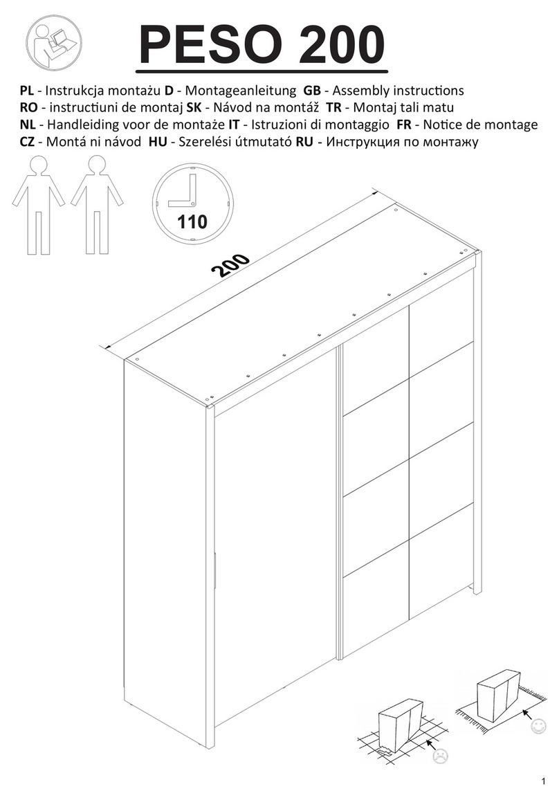 ATAN PESO 200 Assembly instructions