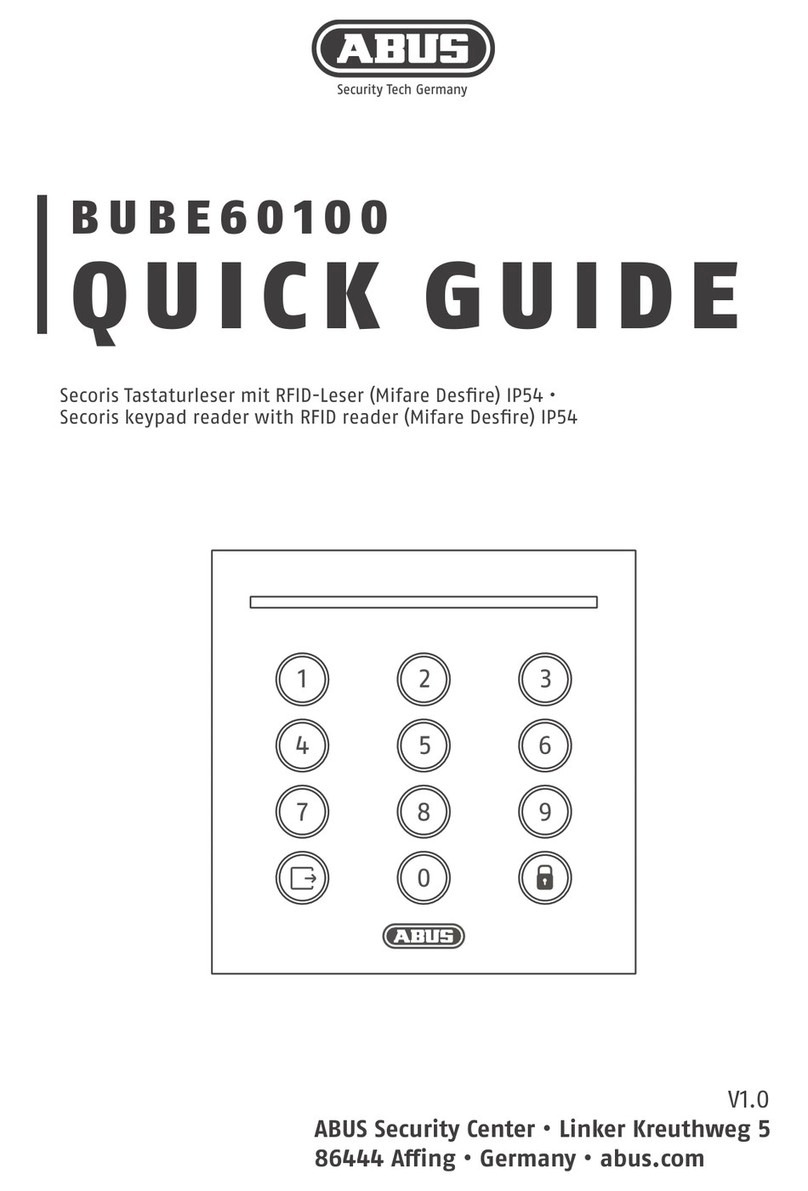 Abus Secoris BUBE60100 User manual