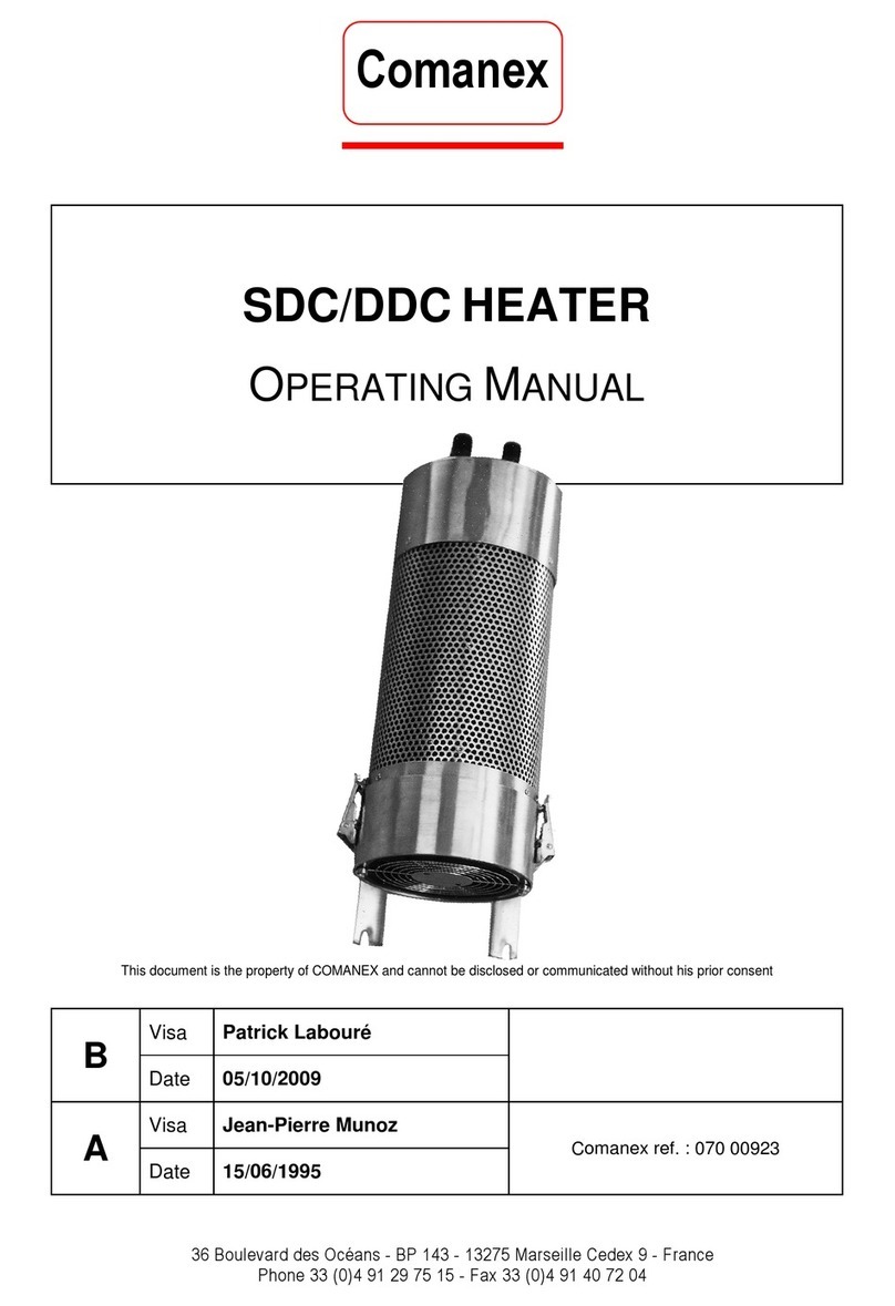 Comanex 070 00923 operating manual
