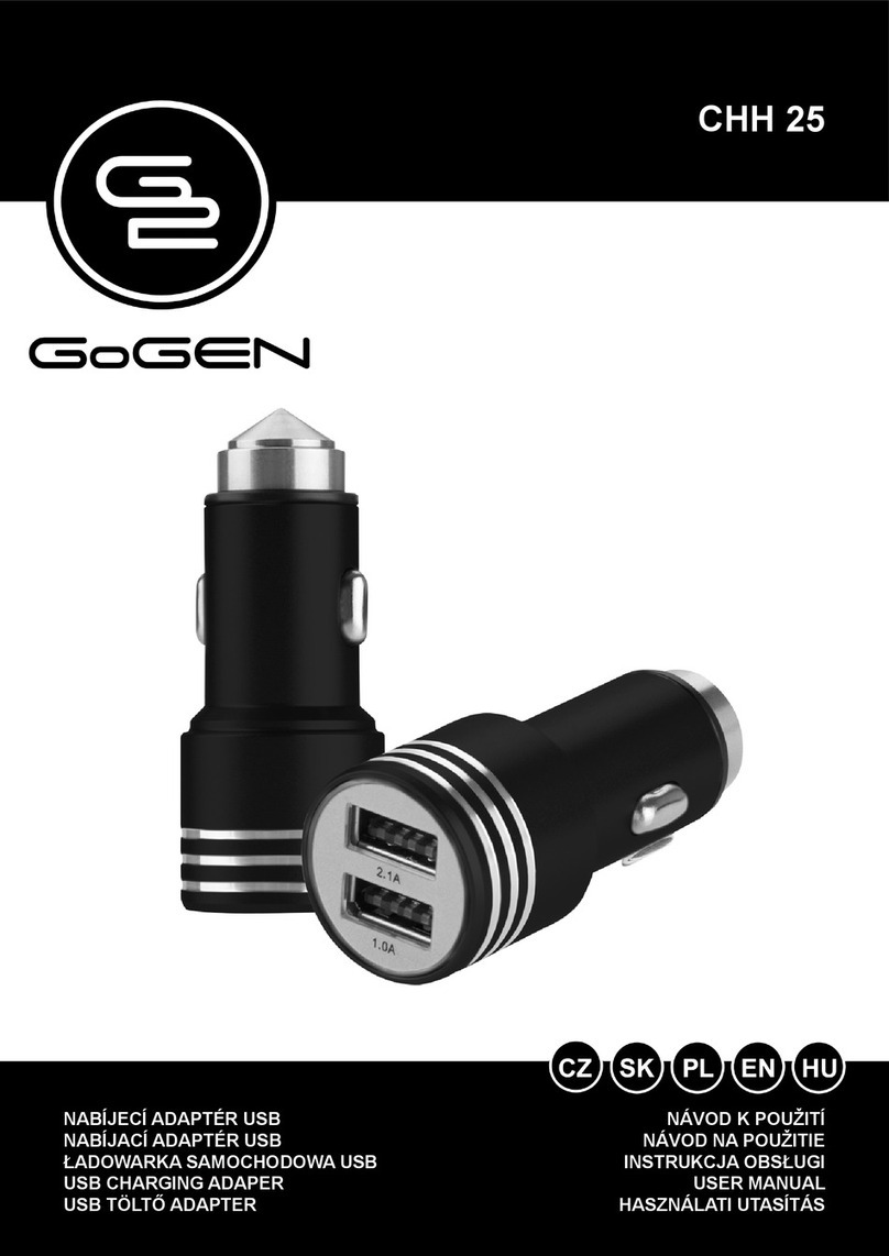 Gogen G2 CHH 25 user manual