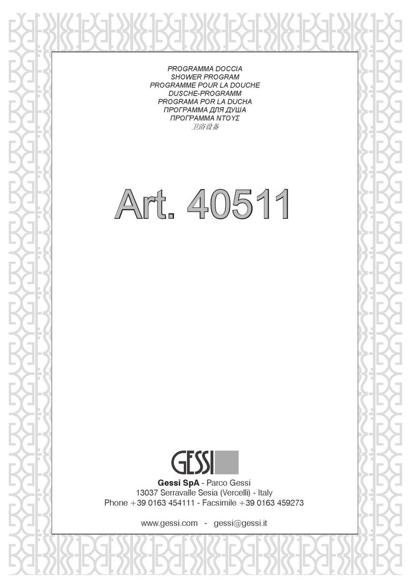 Gessi 40511 Installation