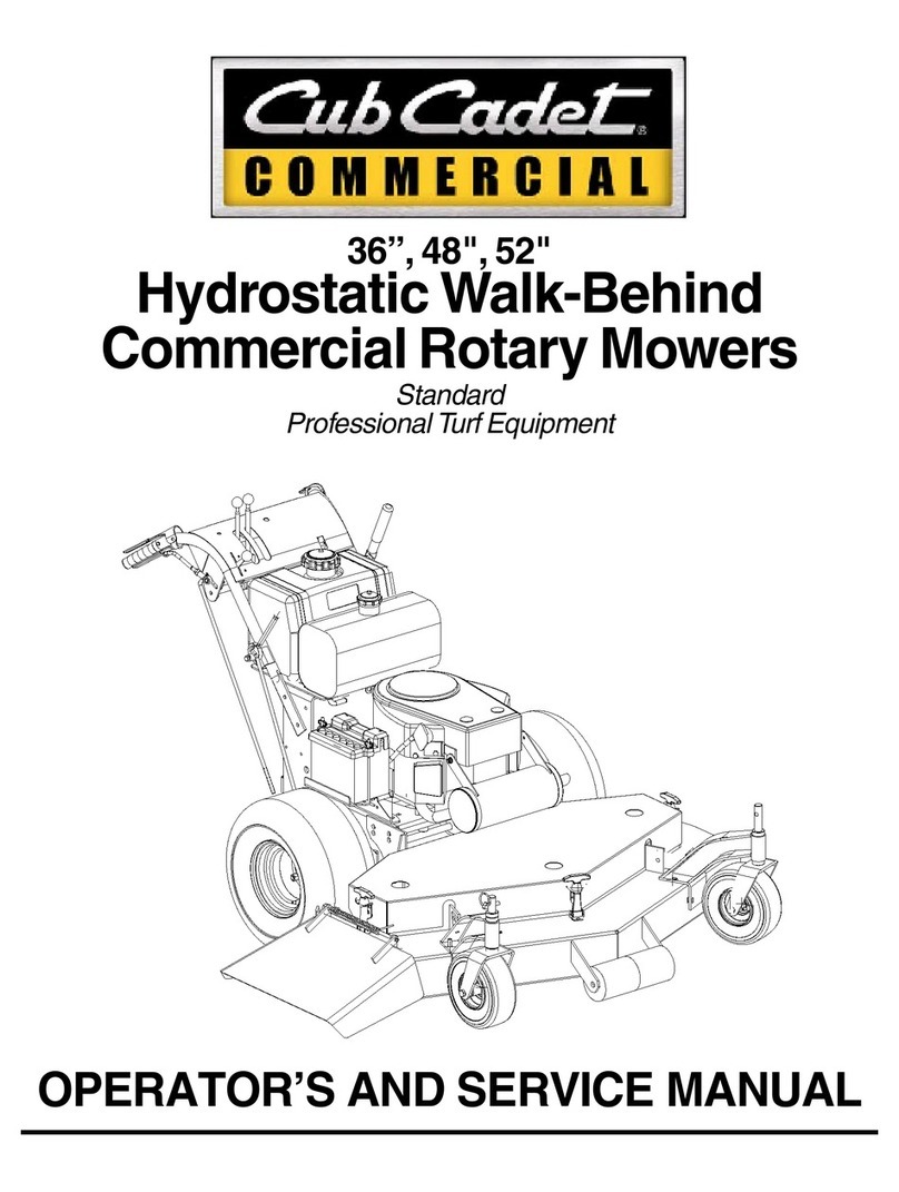 Cub Cadet Commercial 55AI4HPR750 Operating manual