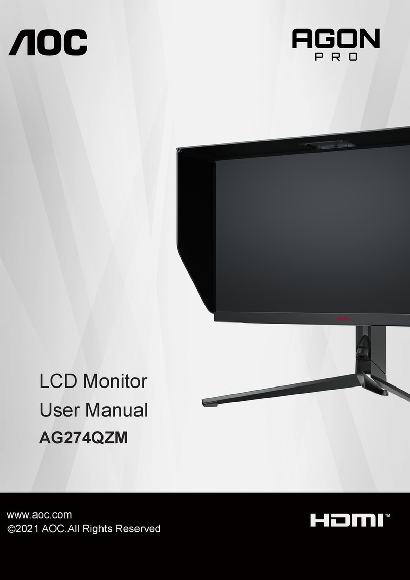 AOC AGON PRO AG274QZM user manual