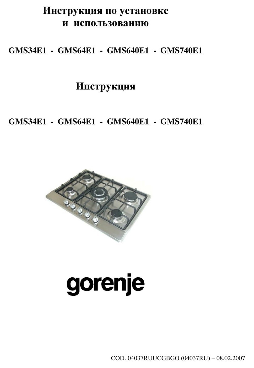 Gorenje GMS34E1 instruction manual