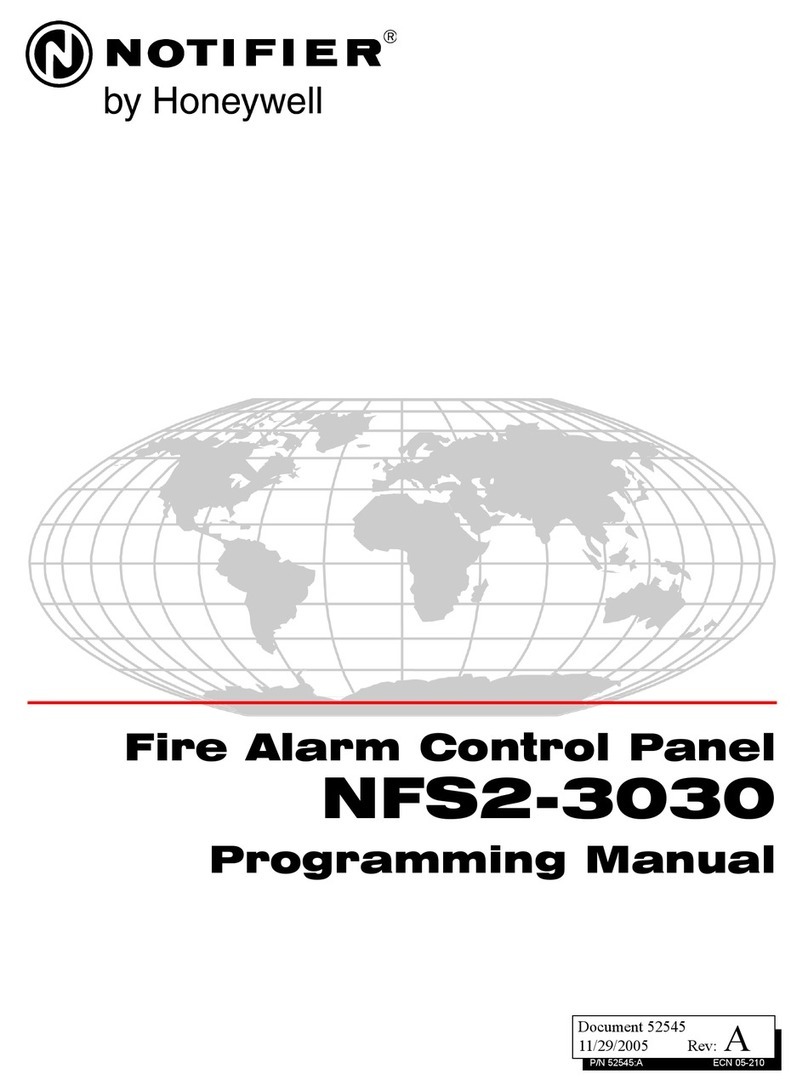Honeywell nfs2-3030 Owner's manual