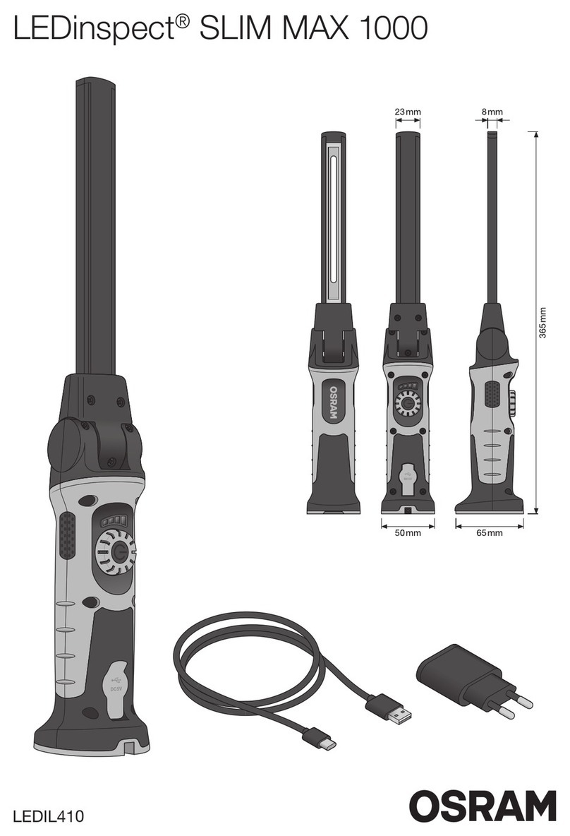 Osram LEDinspect SLIM MAX 1000 manual