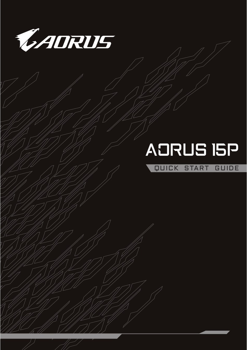 Gigabyte AORUS 15P User manual