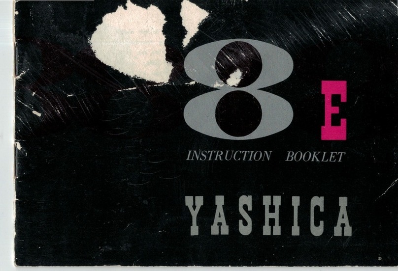 Yashica 8 E Instruction booklet
