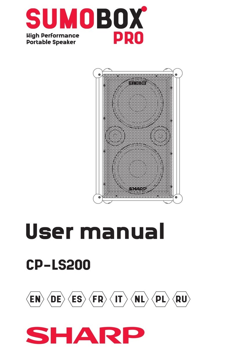 Sharp SUMOBOX PRO CP-LS200 User manual
