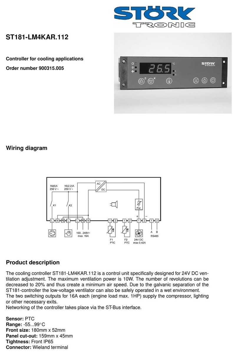 STORK TRONIC ST181-LM4KAR.112 instructions