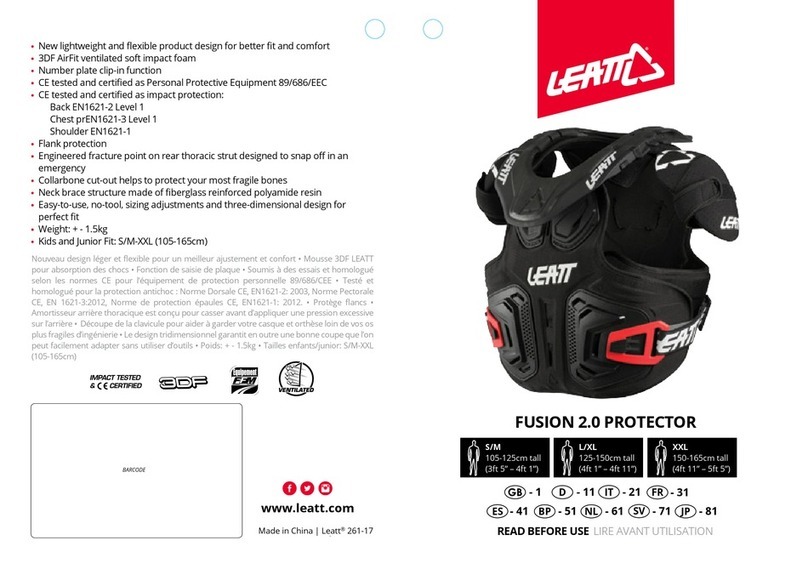 Leatt FUSION 2.0 PROTECTOR manual