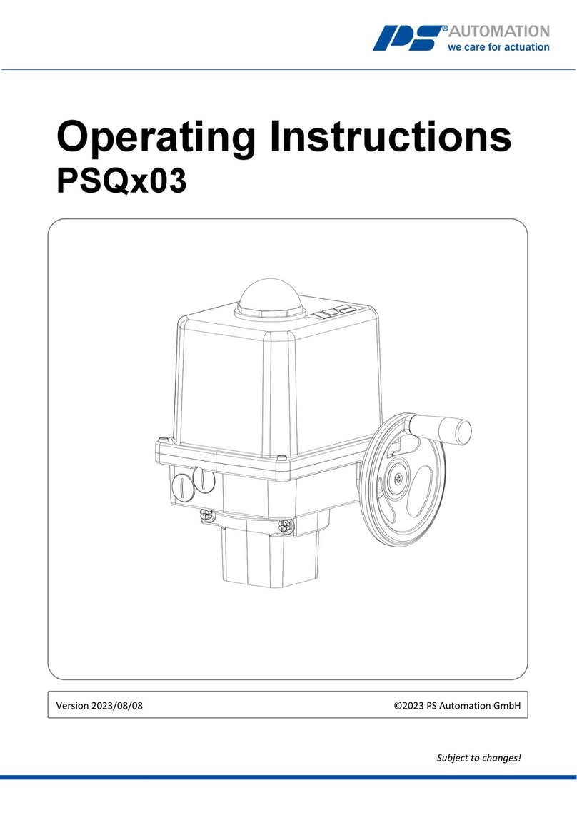 PS Automation PSQ*03 Series User manual