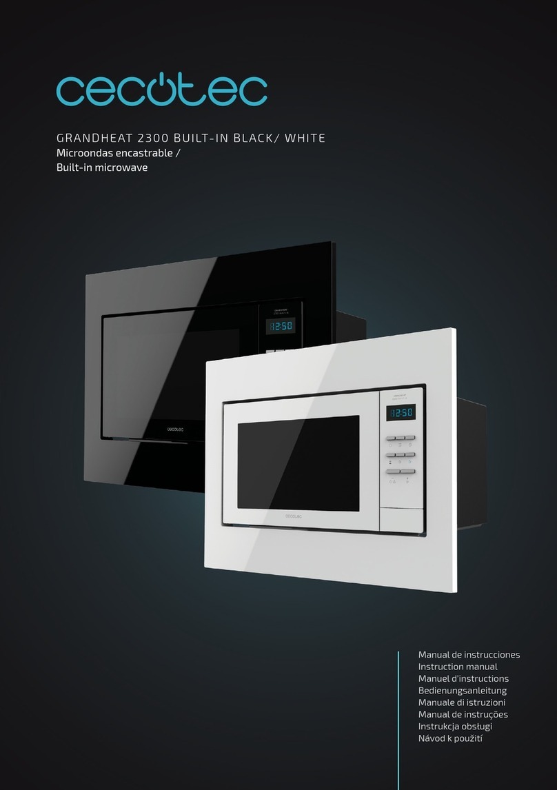 cecotec GRANDHEAT 2300 BUILT-IN BLACK User manual