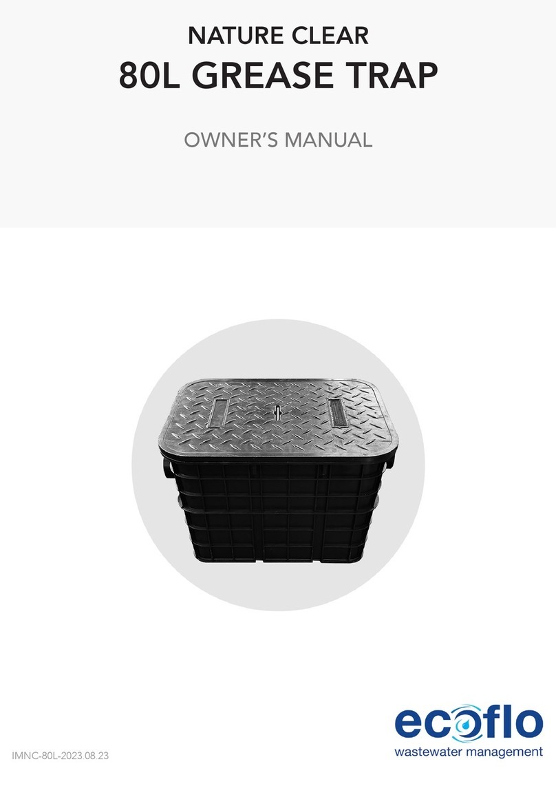 Ecoflo NATURE CLEAR User manual