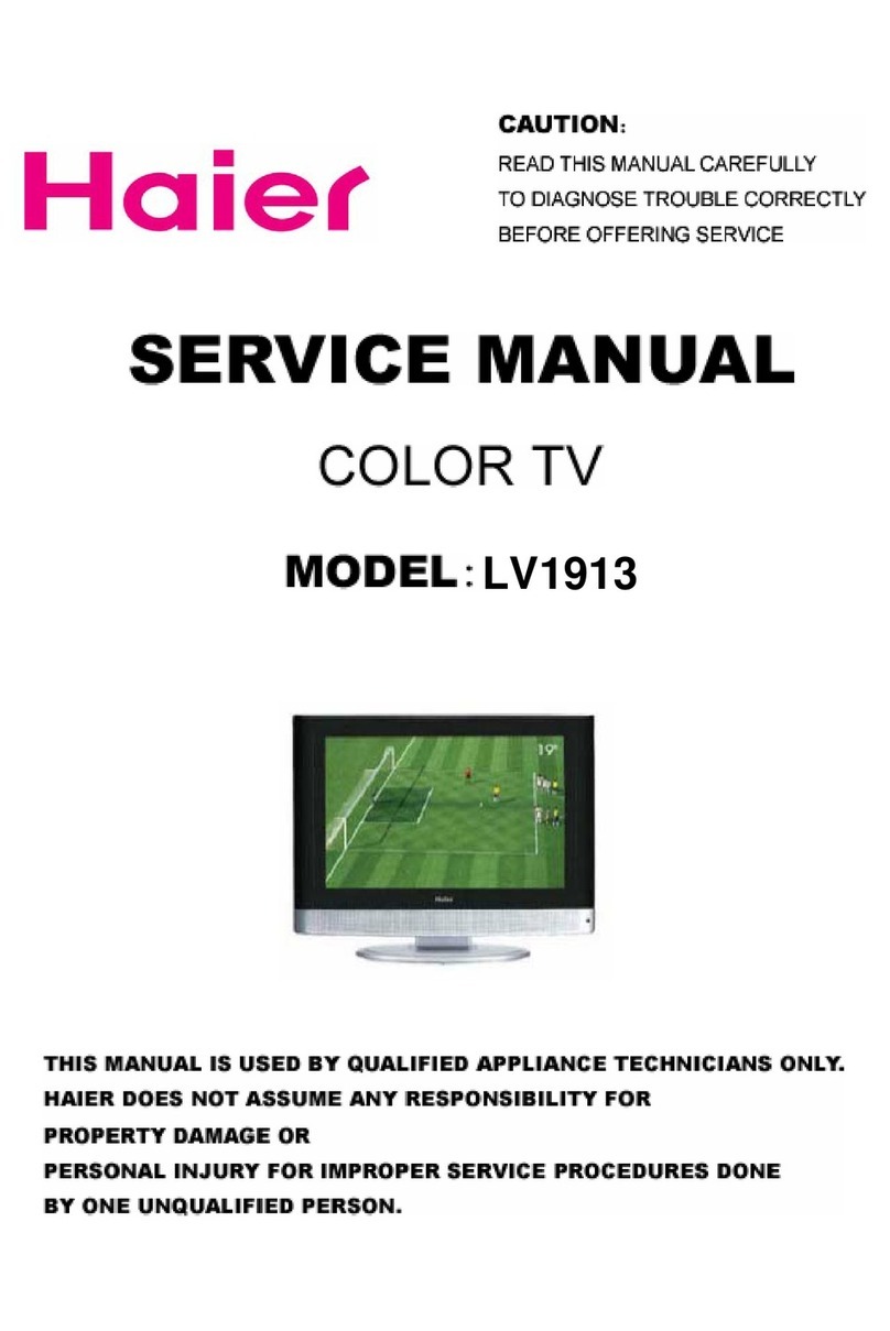 Haier LV1913 User manual Haier LV1913 User manual
