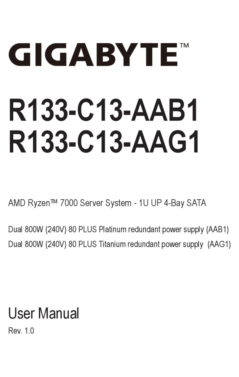 Gigabyte R133-C13-AAB1 user manual