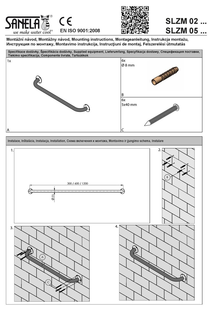 Sanela SLZM 02 Series User manual