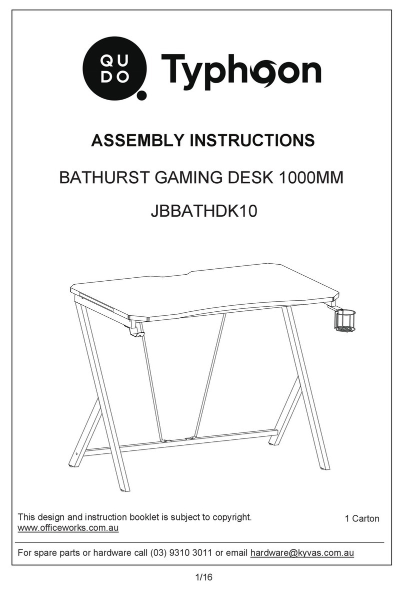 Qudo Typhoon Bathurst JBBATHDK10 Assembly instructions Qudo Typhoon Bathurst JBBATHDK10 Assembly instructions