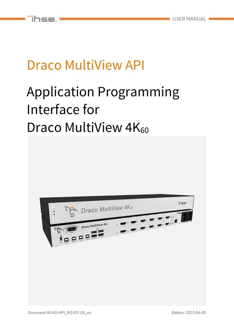 Ihse Draco MultiView 4K 60 user manual