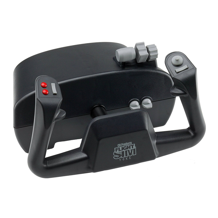 CA Products FLIGHT SIM YOKE PC User manual