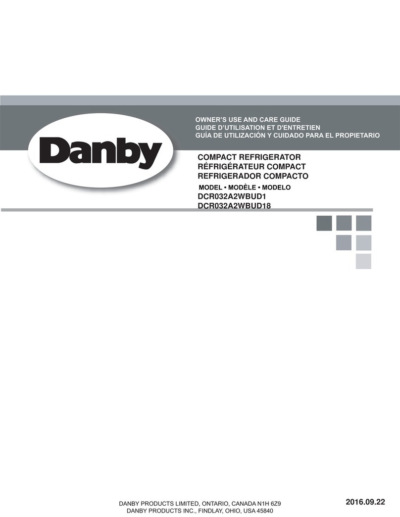 Danby DCR032A2WBUD1 Owner's use and care guide