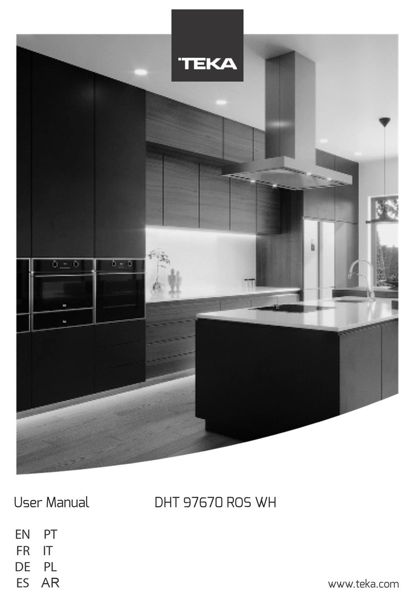 Teka DHT 97670 ROS WH user manual Teka DHT 97670 ROS WH user manual