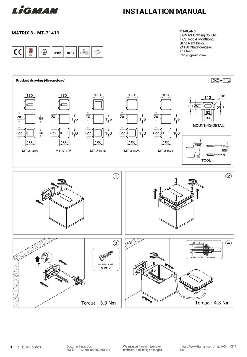 LIGMAN MATRIX 3 User manual